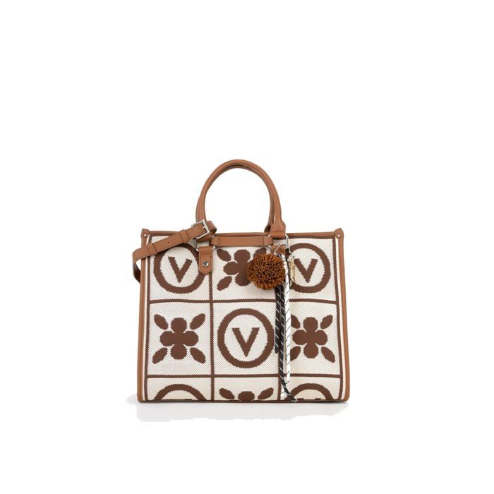 Valentino Tyle - Sac cabas Natural-Cognac VBS9XF04-E76