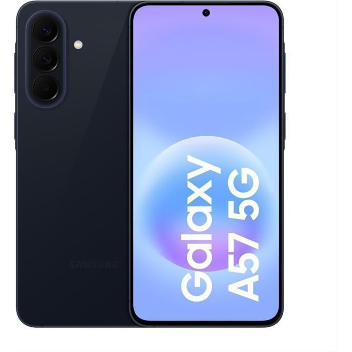 Samsung Galaxy A57 5G 256Go 8Go Bleu Double SIM – Écran Super AMOLED+ 67 120Hz – Appareil photo 50MP – Batterie 5000mAh – Lavande
