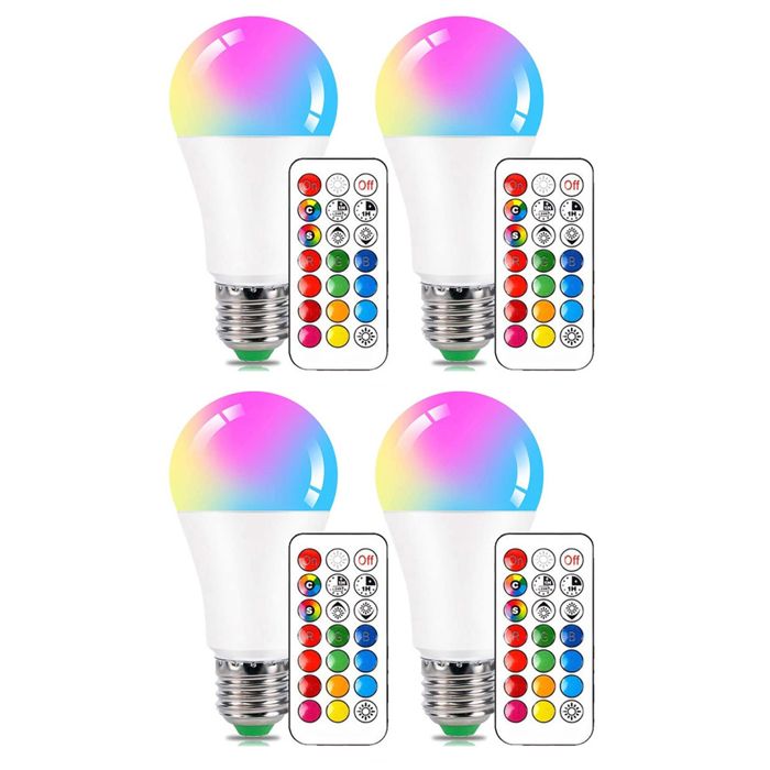Ilc ampoule couleur led équivalent 40w e27 telecommande blanc chaud - Vantory - (2700k) changement de couleur ampoule 5w