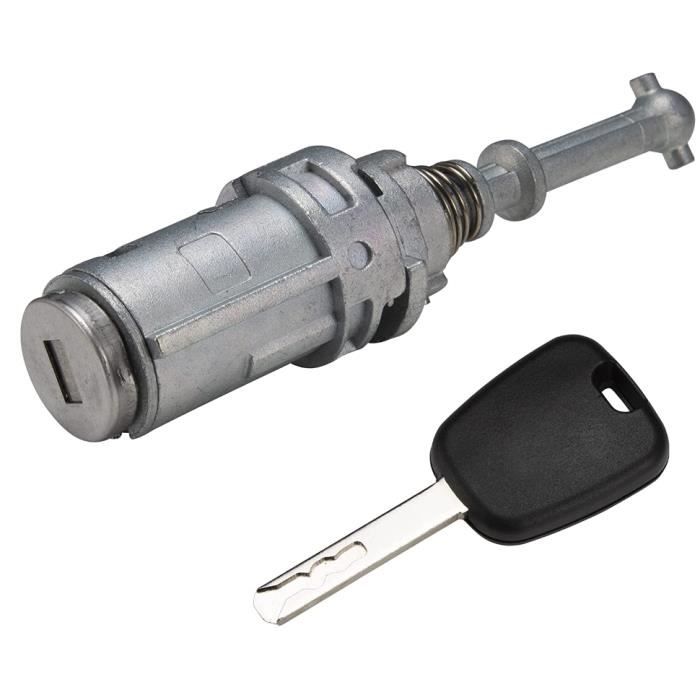 Cylindre Serrure Porte Gauche Citroën C2 C3 - Compatible 9170.T9 9170W9 | Livré Avec 1 Clé