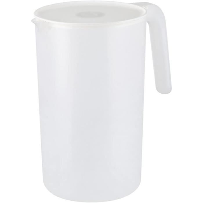 DAWCBVJQ Bouteille D’Eau 5L Avec Poignée – 18x34cm, PET Résistant, Pour Camping, Pique-Nique, Plage, BBQ