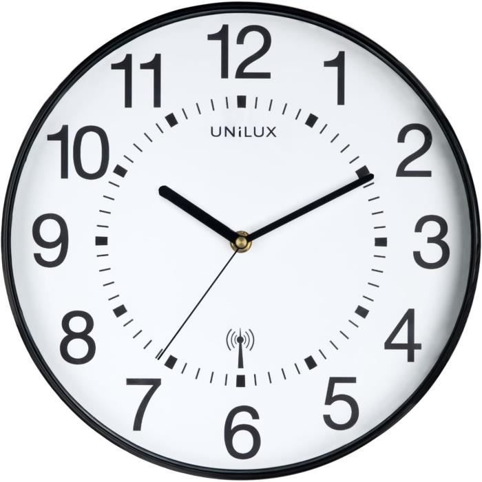 Unilux Instinct 100340853 Pendule de bureau Systèe Quartz avec