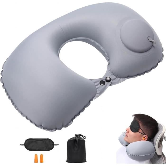 Coussin Gonflable KOSLEOW – Auto-gonflant, 43x33 Cm, TPU étanche, Pour Voyage, Camping, Bureau, Stade