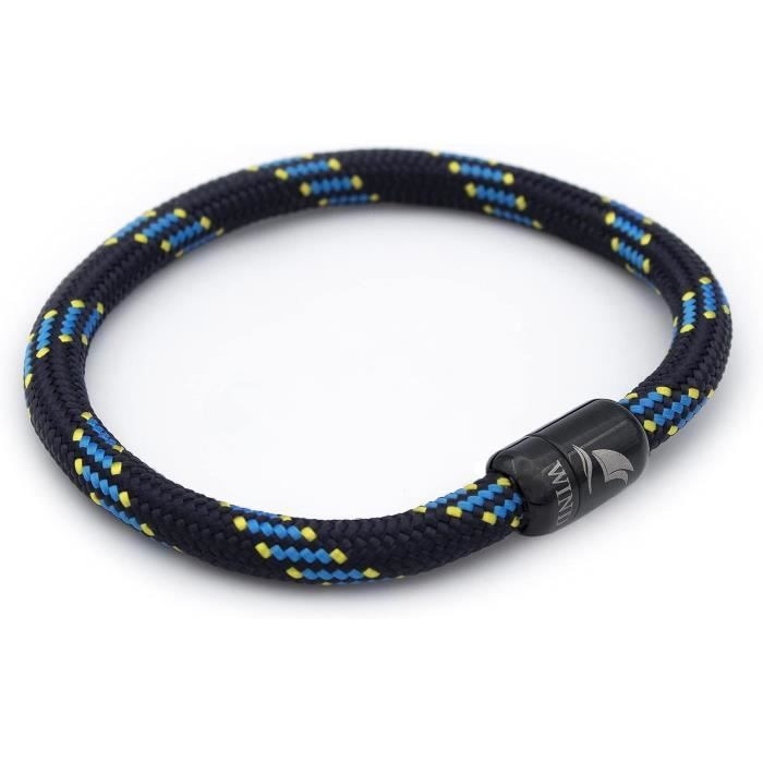 Bracelet Gourmette Homme Tungstène Céramique Aimanté - Neuf Avec étiquettes