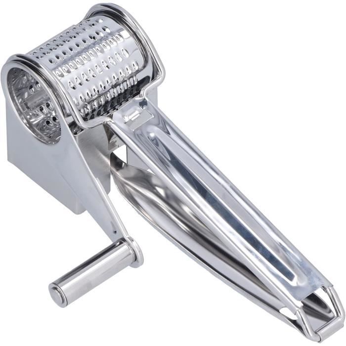 Râpe à Fromage Rotative Portable - Grande Capacité, Dessus Amovible - Pour Fromage à Pâte Dure Et Noix