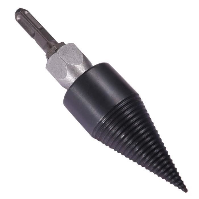 Cale Fendeuse à Bois Forme Diamant 4 Côtés - 1.5 Kg - Acier Forgé - Pour Marteau Ou Merlin