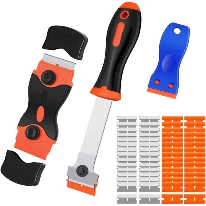 Grattoir de rasoir de sécurité en plastique VBESTLIFE - Lot de 11 pièces pour un nettoyage