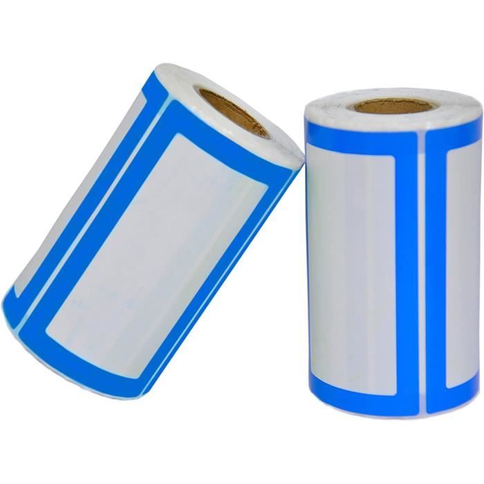 Étiquettes Autocollantes Personnalisables - 500 étiquettes, 9x5 Cm, Pour école Et Vêtements