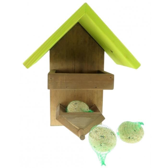 Comparer les prix de Mangeoire pour oiseaux - ANIMALLPARADISE - graines et boules de graisse - extérieur