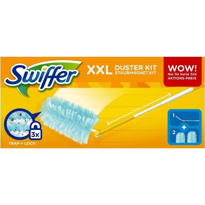 SWIFFER Plumeau Duster XXL, Kit, 2 Recharges + 1 Manche - Cdiscount Au  quotidien
