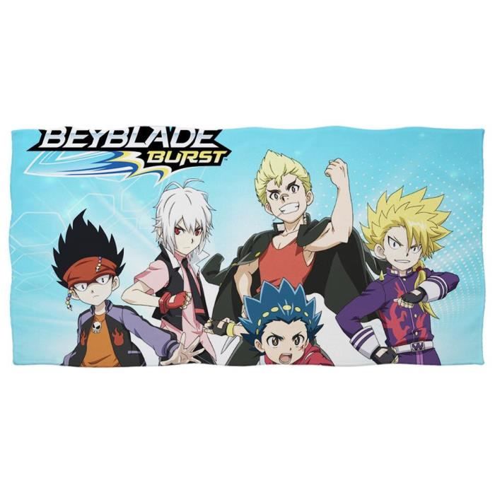 DYJ-1924 serviette de bain imprim?�e Beyblade Burst pour hommes et femmes Textiles de maison 