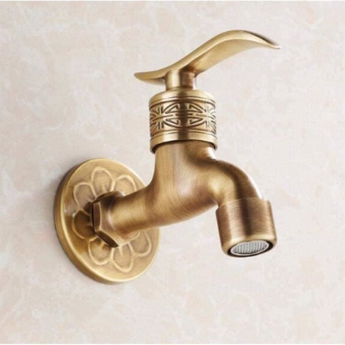 Robinet Double Sortie Vintage Robinet Jardin Double Sortie En Laiton Vintage Mural - Filetage G1/2, Pour Lave-linge Ou Arrosage Robinet Exterieur Jardin Robinet Double Sortie Vintage Robinet Jardin Double Sortie En Laiton Vintage Mural - Filetage G1/2, Pour Lave-linge Ou Arrosage Robinet Exterieur Jardin