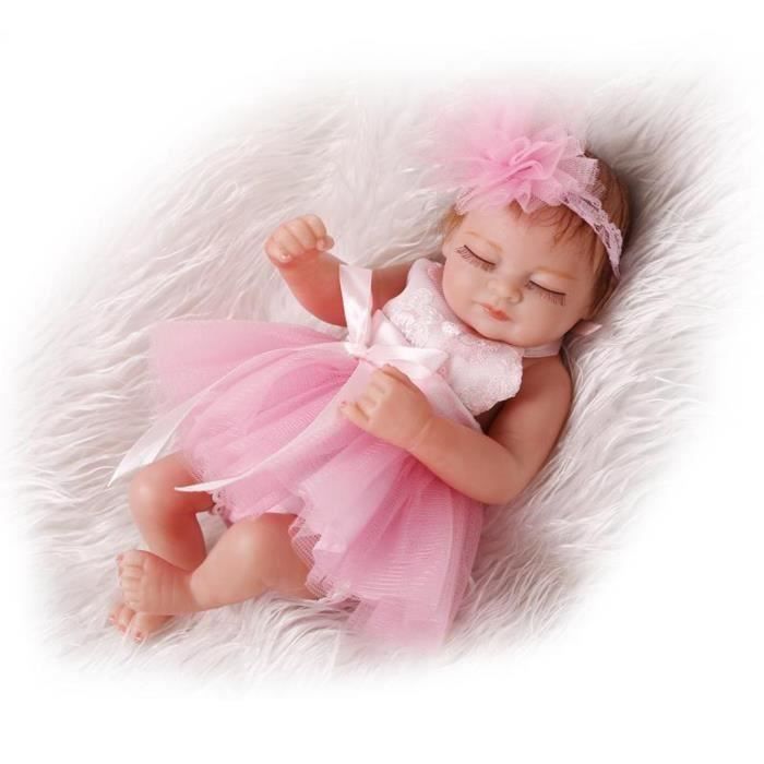Npk 26cm Bebe Reborn Poupees Plein Silicone Enfants Se Baigner Toys Noel Cadeau Cdiscount Jeux Jouets