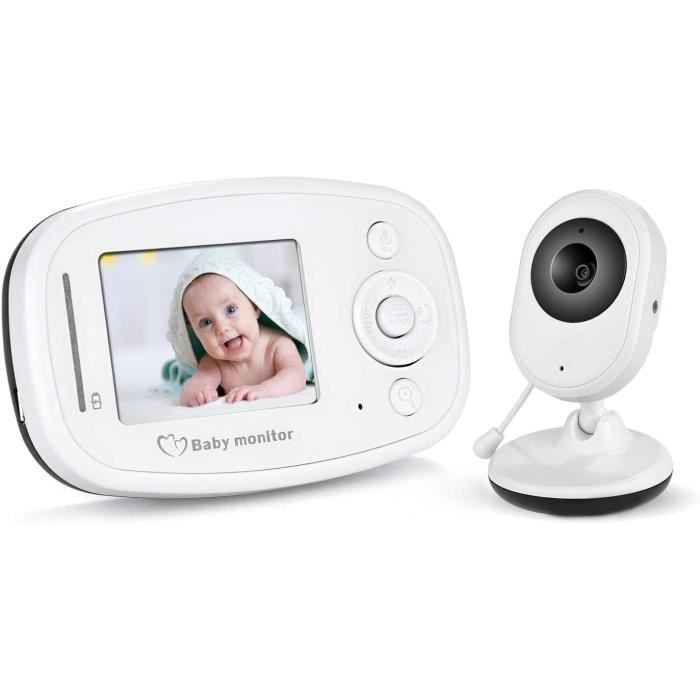 Mypin Bebe Moniteur 2 4 Lcd Couleur Babyphone Camera Video Bebe Surveillance 2 4 Ghz Bidirectionnelle Vision Nocturne Moniteur Hs0 Cdiscount Puericulture Eveil Bebe