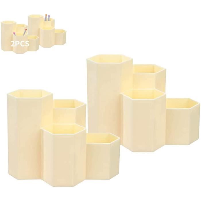 Lot De 2 Boîtes De Rangement Pour Pinceaux Et Fournitures - Organisateur Dessin Et Peinture