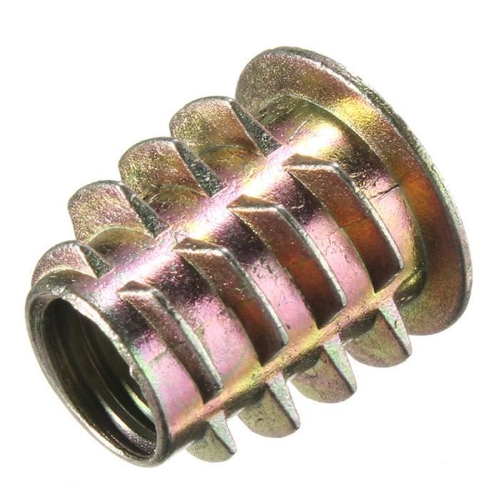 10Pcs Zinc Hex Entraînement Vis Insert écrou pour Bois M8 Cdiscount Bricolage