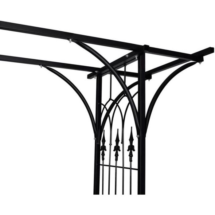 Style Élégance Chic - Arche de jardin Arche déco - 200 x 52 x 204 cm - 41433