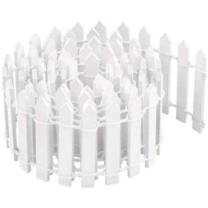 4 Pièces Palissade Mini Maison De Poupée Clôture En Matériau Mini Décor