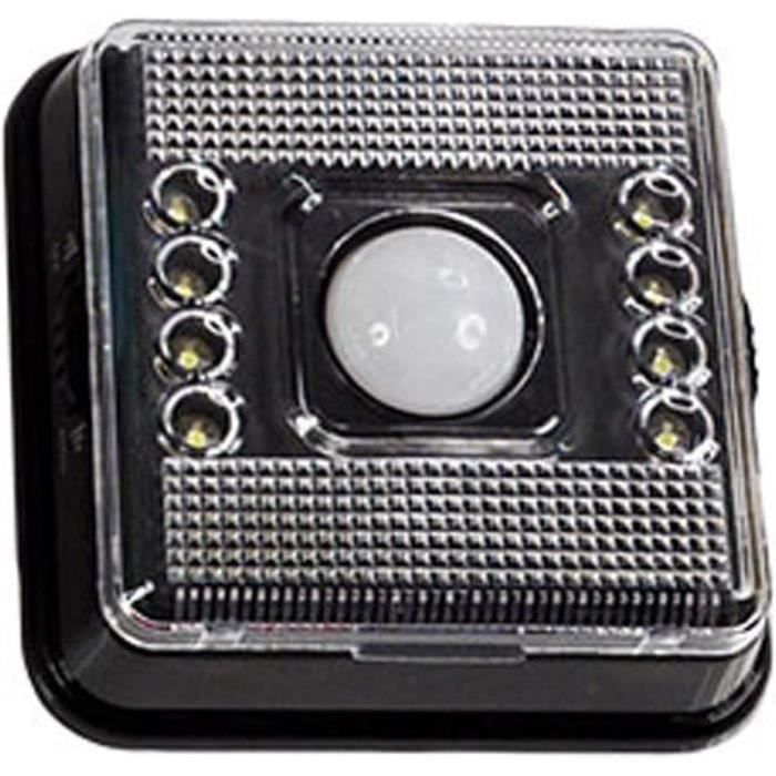 Oktaplex Lightning LED Lampe D'extérieur Avec Détecteur De Mouvement Lima Motion 10 W, éclairage Mural Extérieur Anthracite IP54 3000K Blanc Chaud