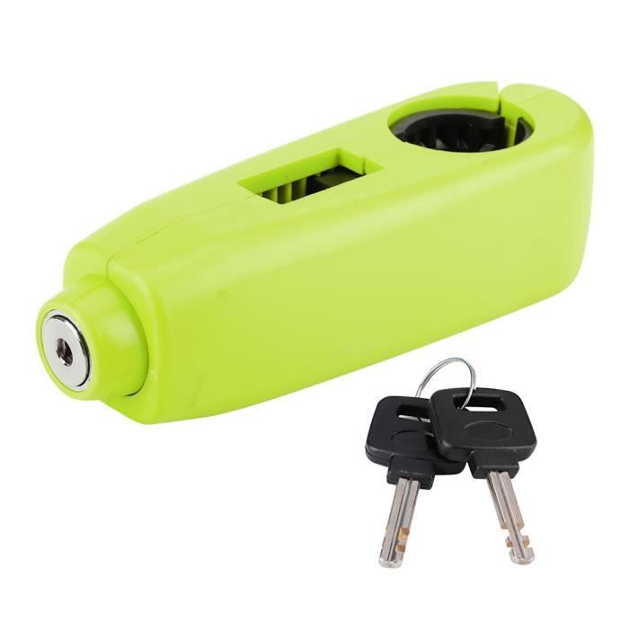 Antivol Poignée Accélérateur Moto/ Scooter/ Vélo - Serrure à Code - Orange Et Noir