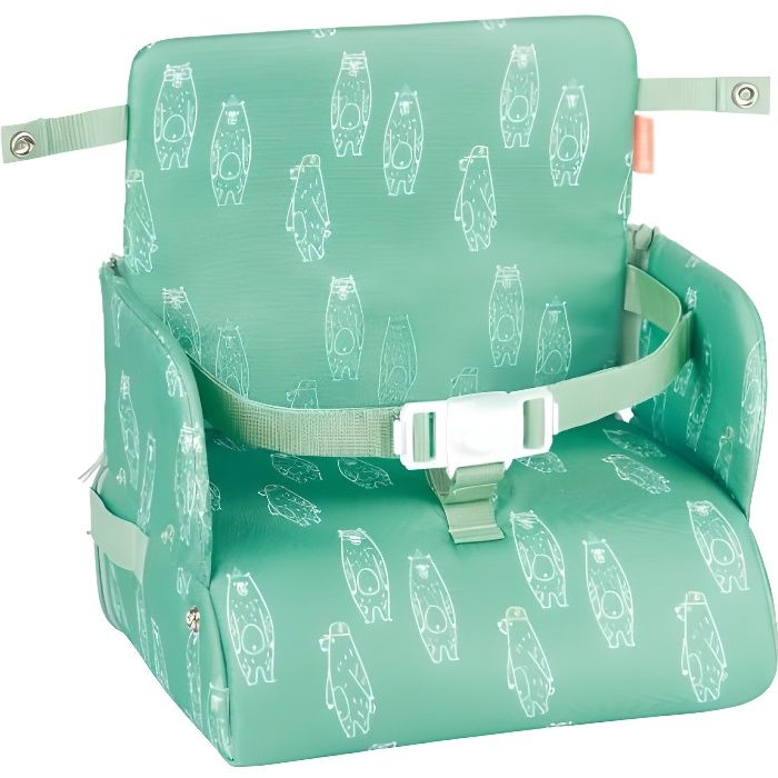 Badabulle Rehausseur Nomade - Pliage Compact - Universel - De 6 à 36 mois, Ours
