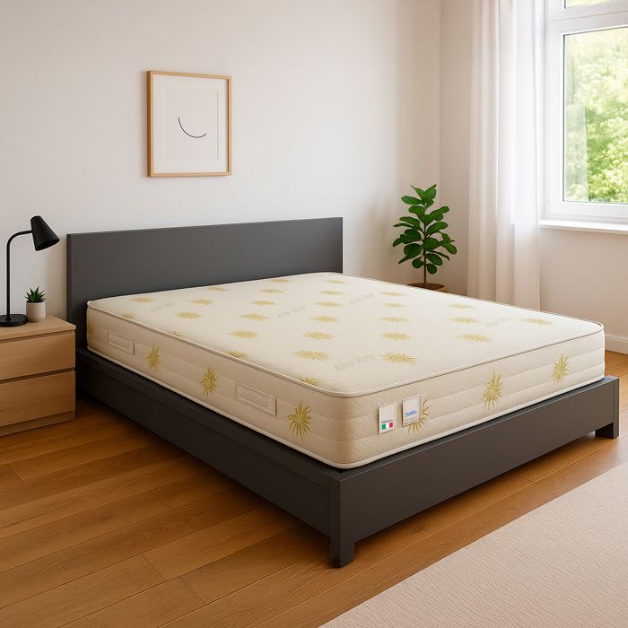 Matelas DUCK 160x200 cm - BALDIFLEX - En mousse à mémoire de forme - Avec rêvetement en tissu Aloe Vera - epaisseur 25 cm Matelas DUCK 160x200 cm - BALDIFLEX - En mousse à mémoire de forme - Avec rêvetement en tissu Aloe Vera - epaisseur 25 cm