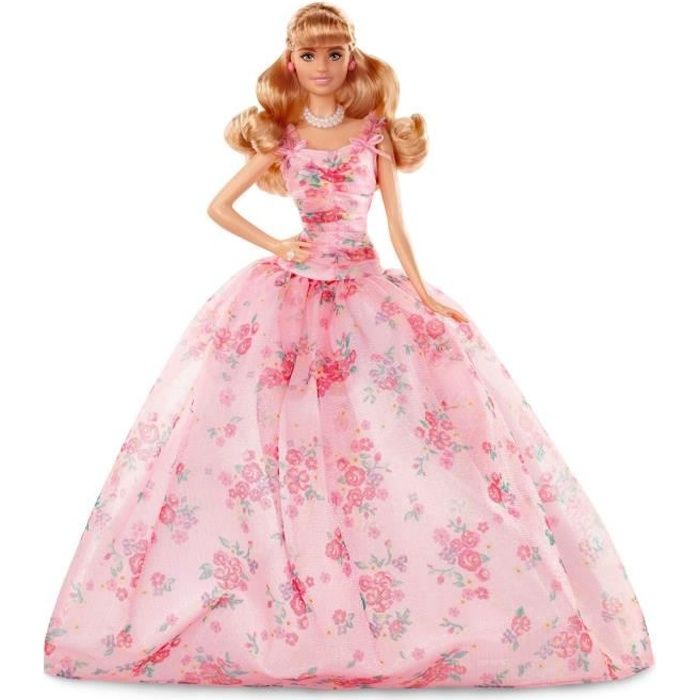 Barbie Signature Poupee De Collection Joyeux Anniversaire Aux Cheveux Blonds Haute De 28 Cm Avec Une Robe A Fleurs Jouet Cdiscount Jeux Jouets Barbie Signature Poupee De Collection Joyeux Anniversaire Aux Cheveux Blonds Haute De 28 Cm Avec Une Robe A Fleurs Jouet Cdiscount Jeux Jouets