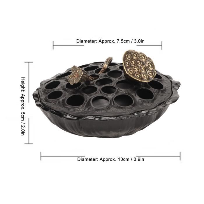 Porte-brûleur D'encens De Bouddha De Lotus D'encens Antique