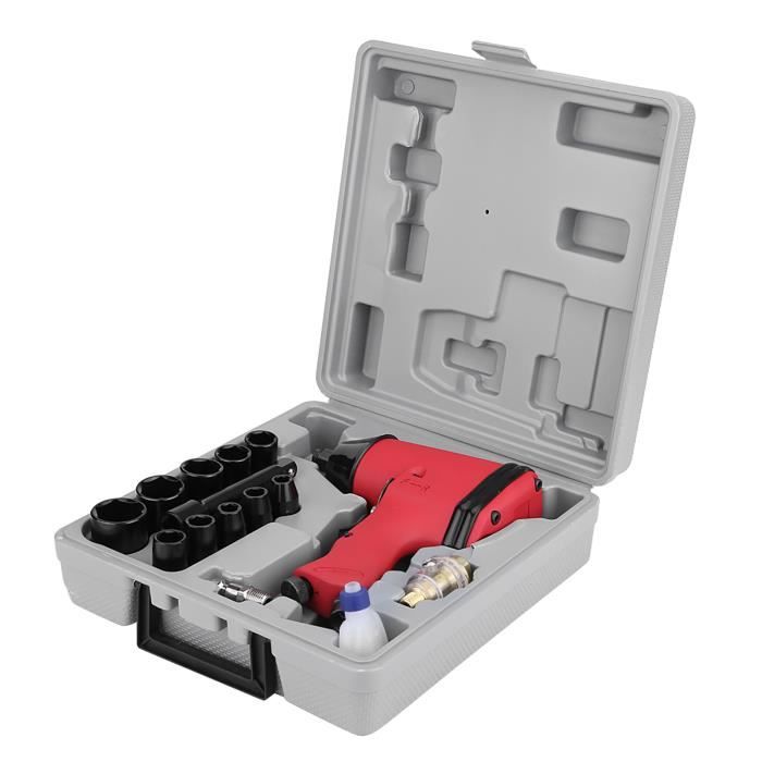 Coffret Clé à Chocs Pneumatique 1 3200 Nm Poids Lourds - Outillage