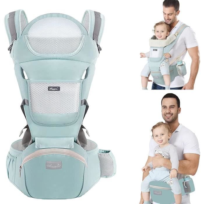 Porte-bébé 6 en 1 Porte-bébé Nouveau-né - Ergonomique, Convertible, Face à  l'avant et vers l'extérieur, Convient à tous les besoins de bébé de 0 à 36