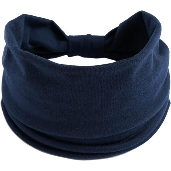 DRESHOW Pack 4 Bandeaux Sport Femme - Serre-tête élastique Antidérapant - Yoga, Running, Fitness - Matière Respirante