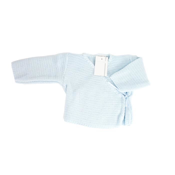 Cache Coeur Pour Bebe 0 A 3 Mois Bleu Cdiscount Pret A Porter