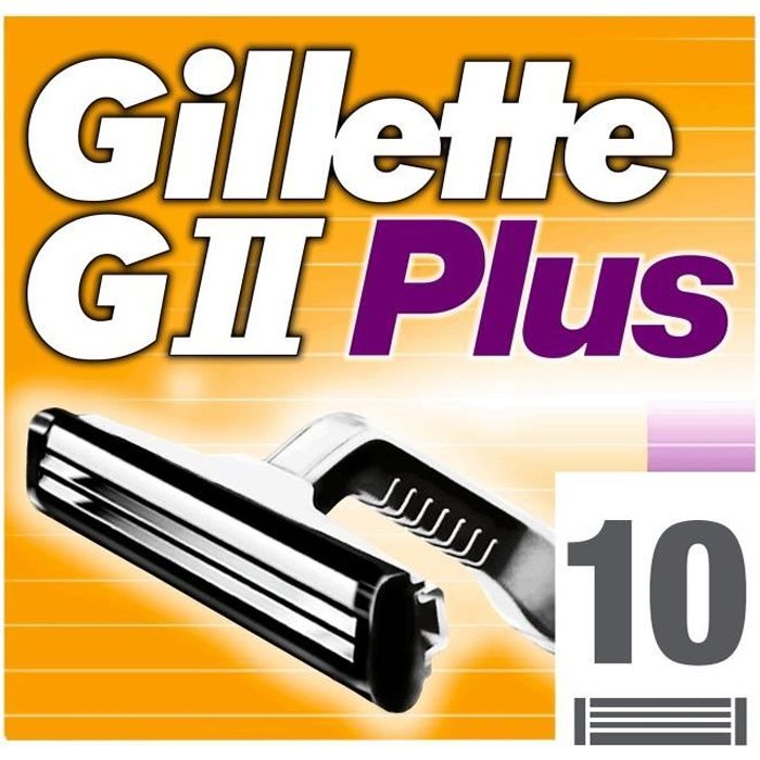 GILLETTE Lames de rasoir Contour Plus x10