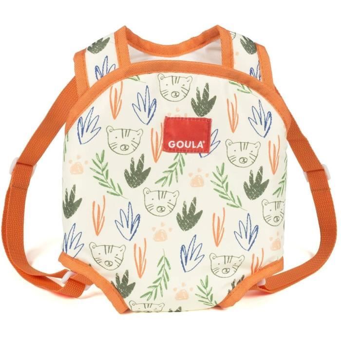 Goula Porte Bebe Pour Poupee Jungla 25 Cm Orange Cdiscount Jeux Jouets