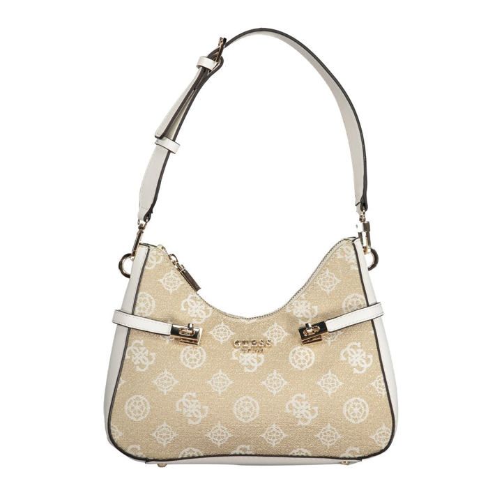 Sac à épaule GUESS Fedora Hobo Bag Couleur Bone (Gris) En Polyuréthane - NEUF Avec étiquettes
