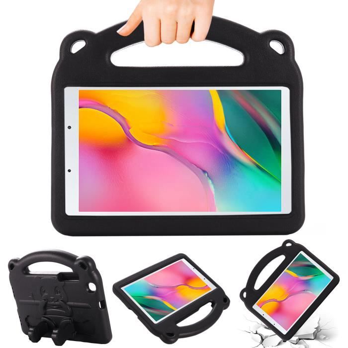 Pour Samsung Galaxy Tab A 8.0 2019 Coque SM-T290/T295 Tablet Enfants  Antichocs Etui Housse, Noir - Cdiscount Informatique