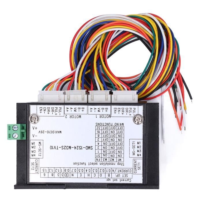 Moteur Pas à Pas 24BYJ48 4 Phases 5 Fils 12V - Compatible Climatiseur Auxiliaire