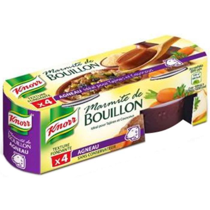 KNORR Marmite de bouillon Agneau 112g Cdiscount Au quotidien