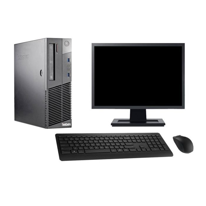 PC Lenovo M93p SFF Ecran 27 Intel i5-4570 RAM 8Go SSD 960Go Windows 10 Wifi
