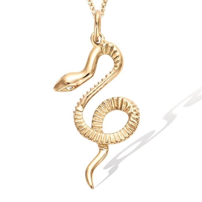 Boucles d'Oreilles Plaqué Serpent