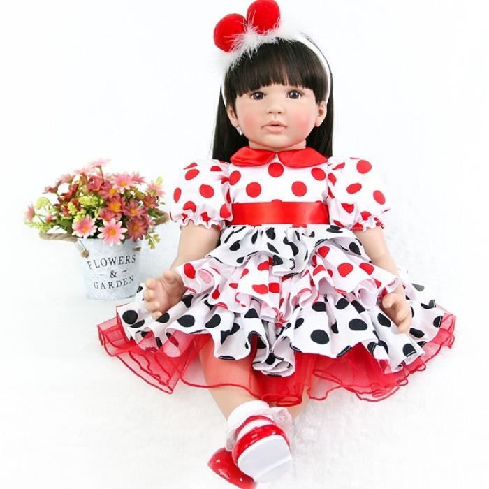 24 Pouces Bebe Poupees Reborn 60 Cm Silicone Doux Realiste Princesse Fille Bebe Poupee A Vendre Reborn Bebes Poupee Cdiscount Jeux Jouets