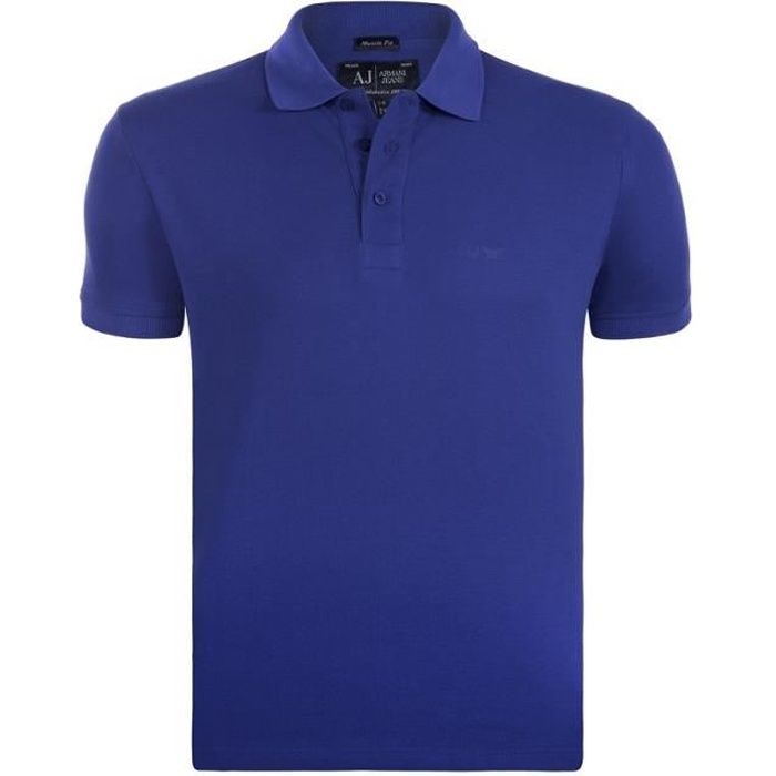 Armani Jeans Polo Homme Bleu