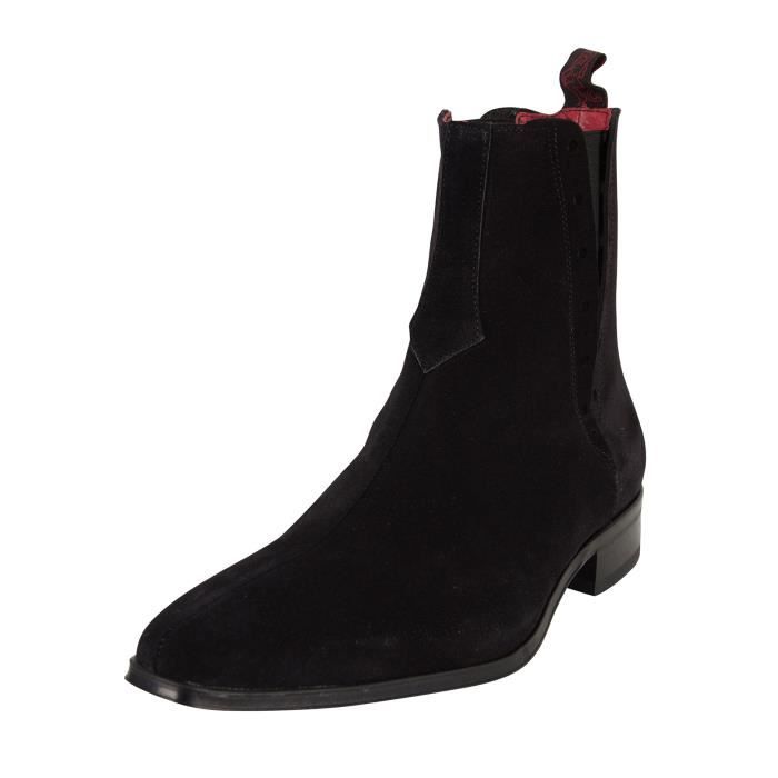 bottes daim homme