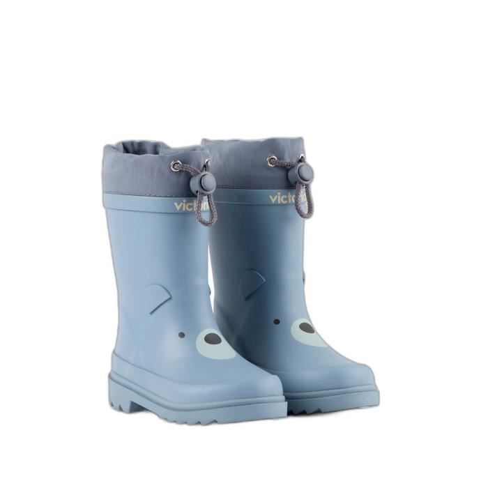 Bottes de pluie fille en caoutchouc - bleu marine, Chaussures