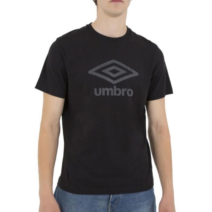 UMBRO T-shirt T-shirt Coton Big Logo Homme noir