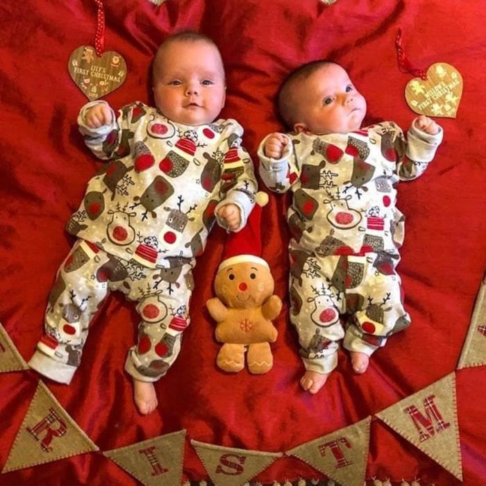 Infantile Enfant Bebe Fille Dessin Anime Chemise Hauts Pantalons Pyjamas Vetements De Nuit Tenue De Noel 100 Blanc Cdiscount Pret A Porter