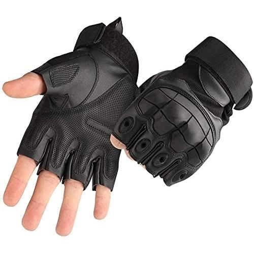 WSLCN Gants Tactiques Moto & Travail – Écran Tactile, Ventilation, Protection Paume & Dos – Idéal Moto, Randonnée, Escalade, Chasse