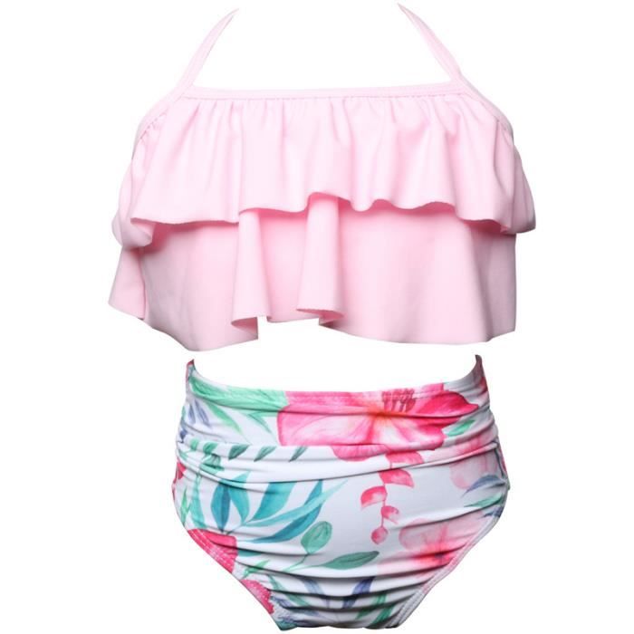 Maillot De Bain 2 Pièces Tankini Free Country Fille - Taille 12 - Couleur Bleu Turquoise - Neuf Avec étiquettes
