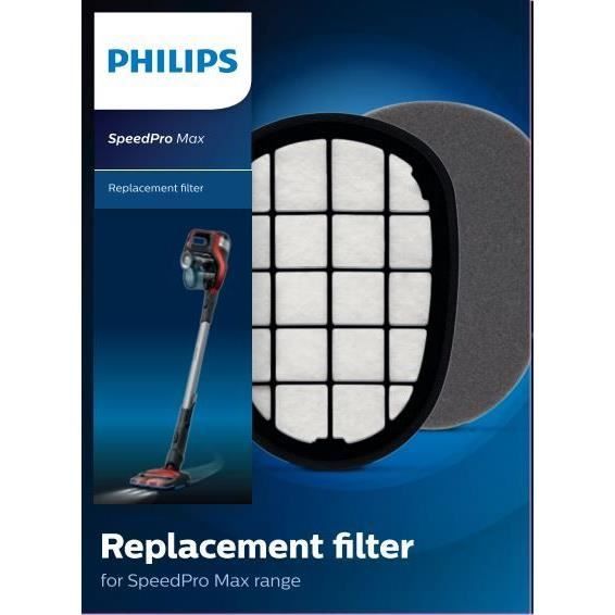 Philips Filtre de remplacement original, aspirateur à batterie SpeedPro Max FC68XX, FC69XX, XC7XXX, XC8XXX (FC5005/01)