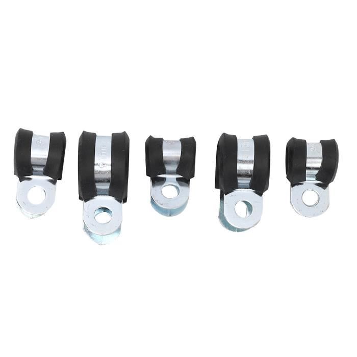 Clkier R Collier de serrage de type R - QQMORA - Lot de 50 - Caoutchouc ...